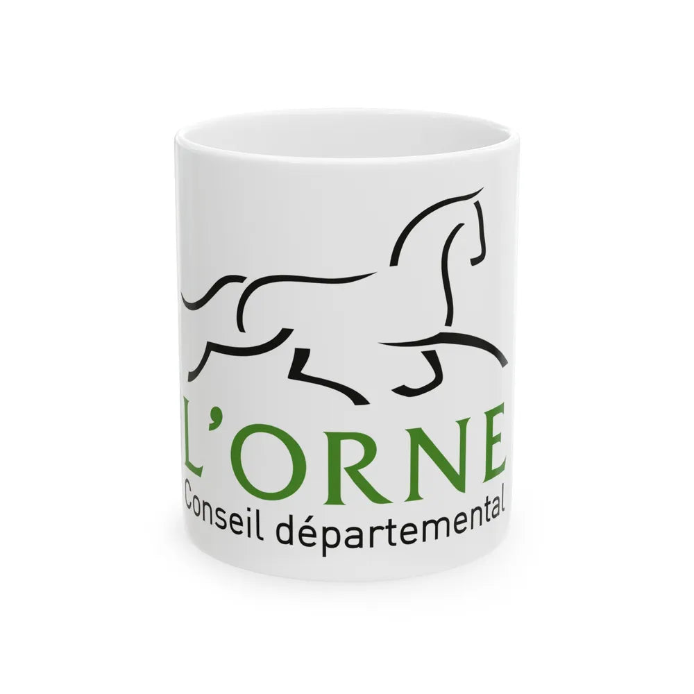 Flag of Orne France - White Coffee Mug-11oz-Go Mug Yourself