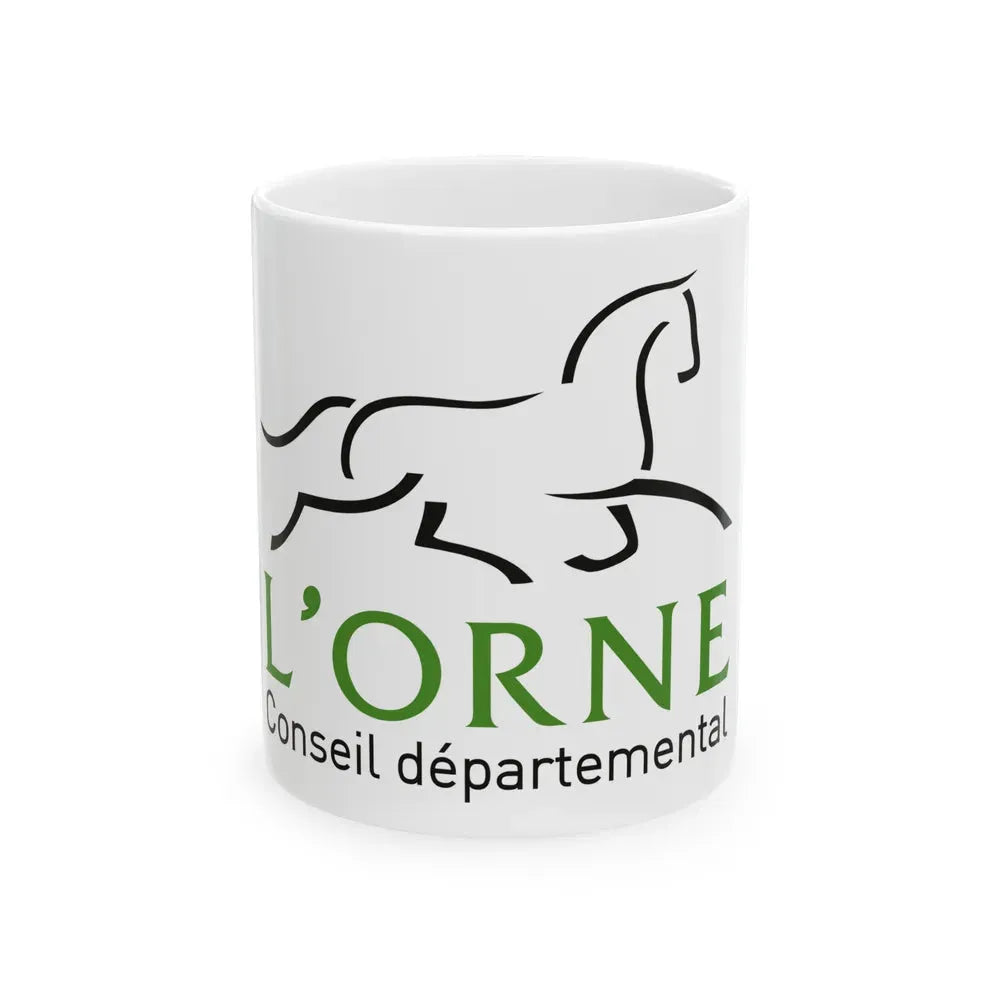 Flag of Orne France - White Coffee Mug 11oz - Go Mug Yourself