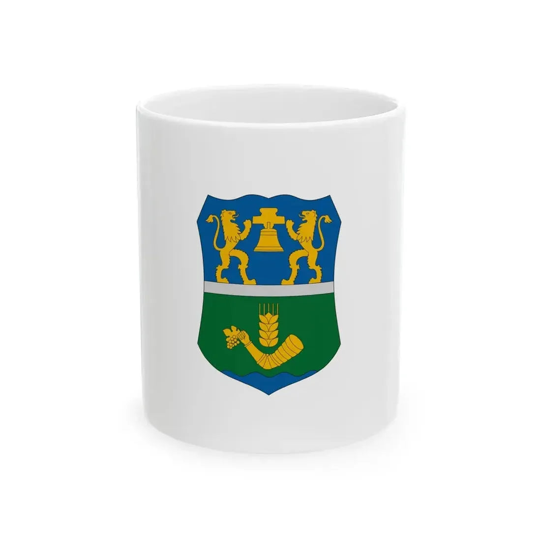 Flag of Oroshaza (Hungary) White Coffee Mug 11oz - Go Mug Yourself
