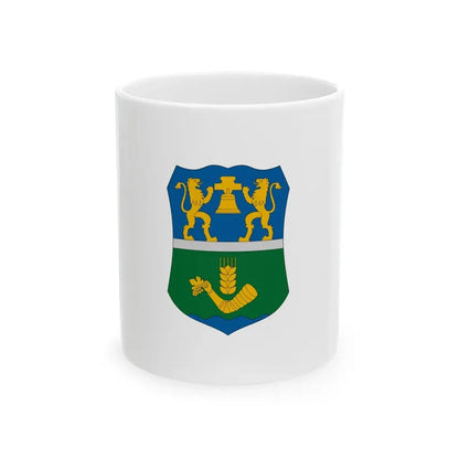 Flag of Oroshaza (Hungary) White Coffee Mug 11oz - Go Mug Yourself