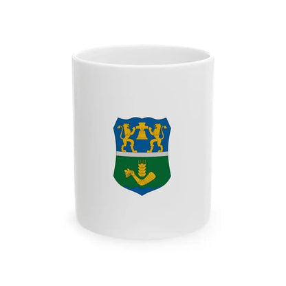 Flag of Oroshaza vertical (Hungary) White Coffee Mug 11oz - Go Mug Yourself
