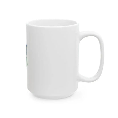 Flag of Oroshaza vertical (Hungary) White Coffee Mug - Go Mug Yourself