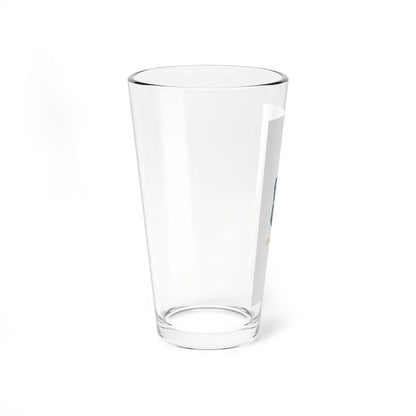 Flag of Oroshaza vertical variant (Hungary) Pint Glass 16oz - Go Mug Yourself