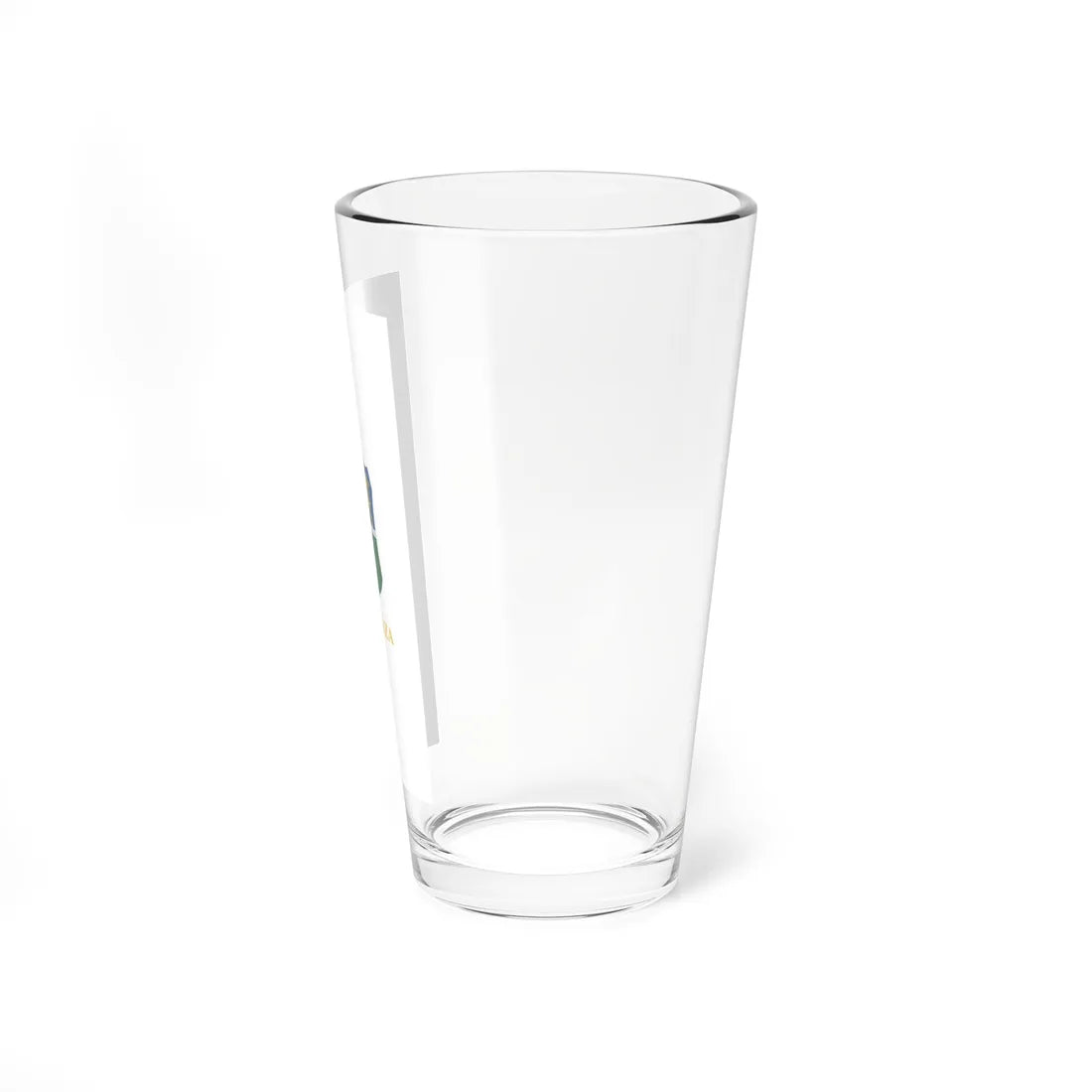 Flag of Oroshaza vertical variant (Hungary) Pint Glass 16oz - Go Mug Yourself