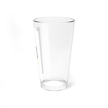 Flag of Oroshaza vertical variant (Hungary) Pint Glass 16oz - Go Mug Yourself