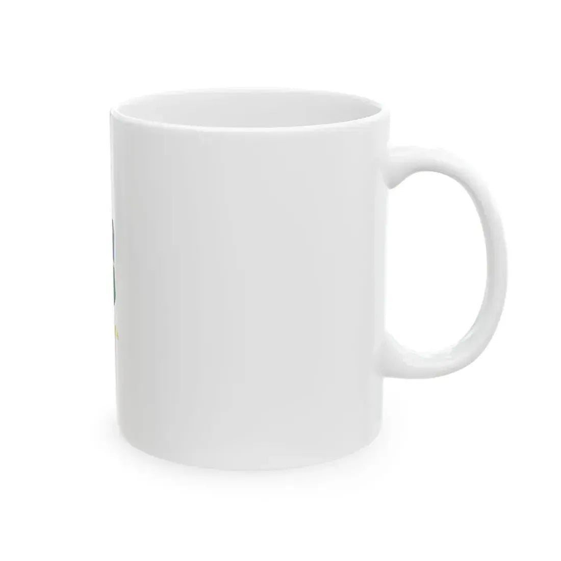 Flag of Oroshaza vertical variant (Hungary) White Coffee Mug - Go Mug Yourself