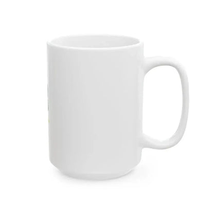 Flag of Oroshaza vertical variant (Hungary) White Coffee Mug - Go Mug Yourself