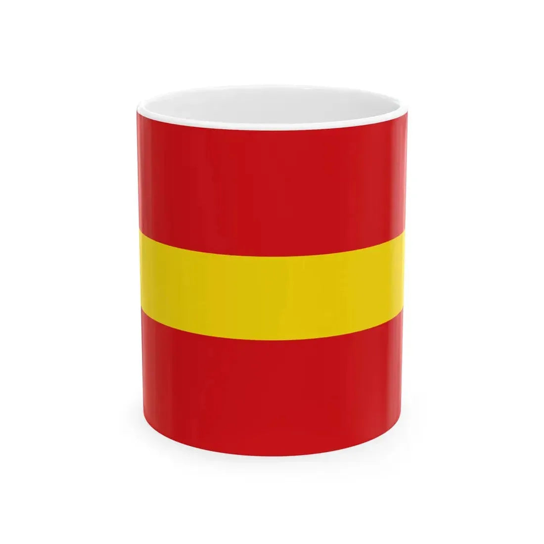 Flag of Orp-Jauche (Belgium) White Coffee Mug 11oz - Go Mug Yourself
