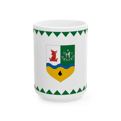 Flag of Ortahaza (Hungary) White Coffee Mug 15oz - Go Mug Yourself