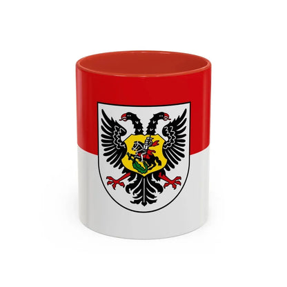 Flag of Ortenaukreis Germany - Accent Coffee Mug 11oz Red - Go Mug Yourself