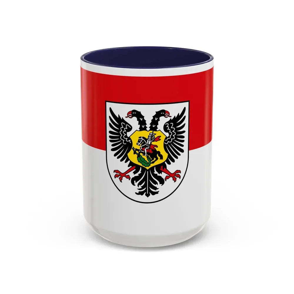 Flag of Ortenaukreis Germany - Accent Coffee Mug 15oz Navy - Go Mug Yourself