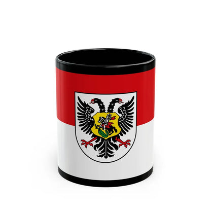 Flag of Ortenaukreis Germany - Black Coffee Mug-11oz-Go Mug Yourself