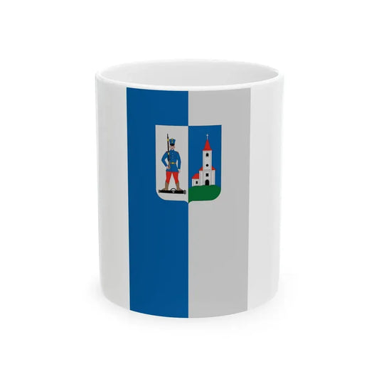 Flag of Ortilos (Hungary) White Coffee Mug 11oz - Go Mug Yourself
