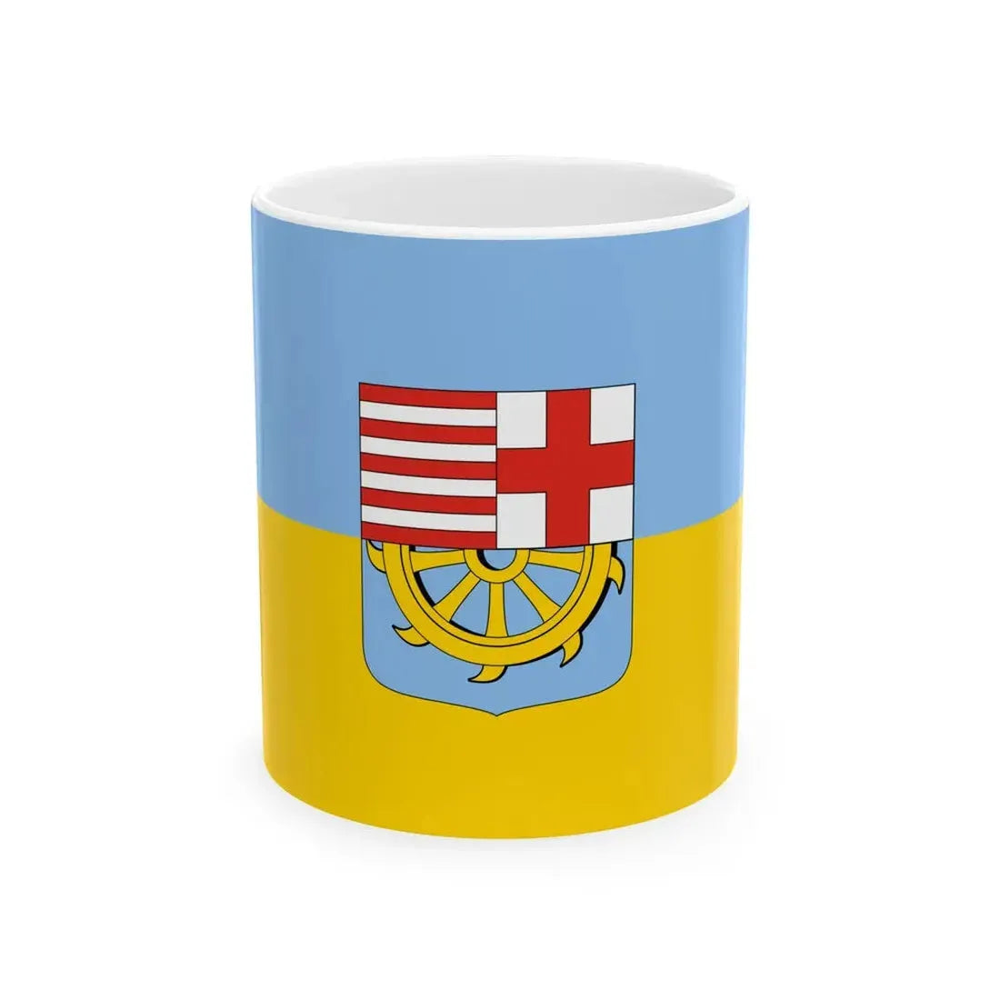 Flag of Orvenyes (Hungary) White Coffee Mug 11oz - Go Mug Yourself