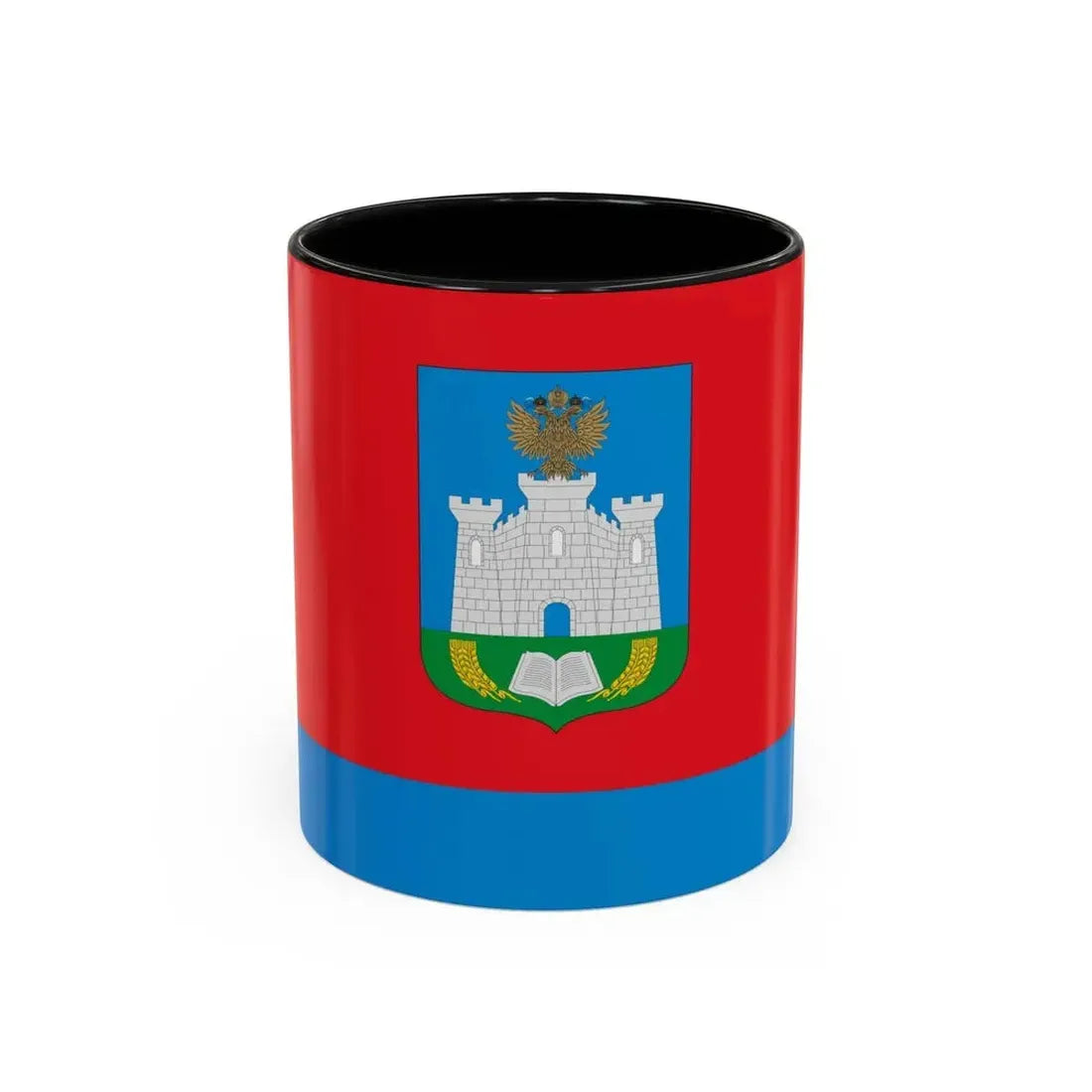 Flag of Oryol Oblast Russia - Accent Coffee Mug 11oz Black - Go Mug Yourself