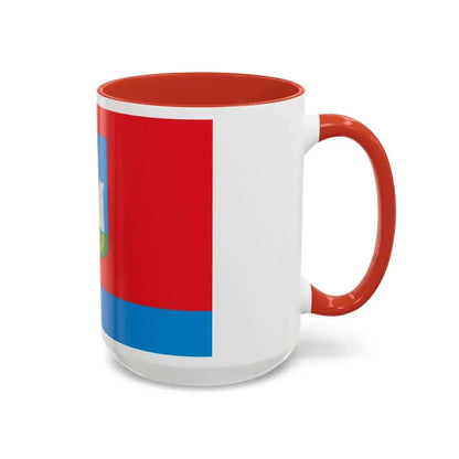 Flag of Oryol Oblast Russia - Accent Coffee Mug - Go Mug Yourself