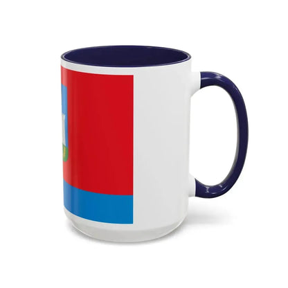 Flag of Oryol Oblast Russia - Accent Coffee Mug - Go Mug Yourself