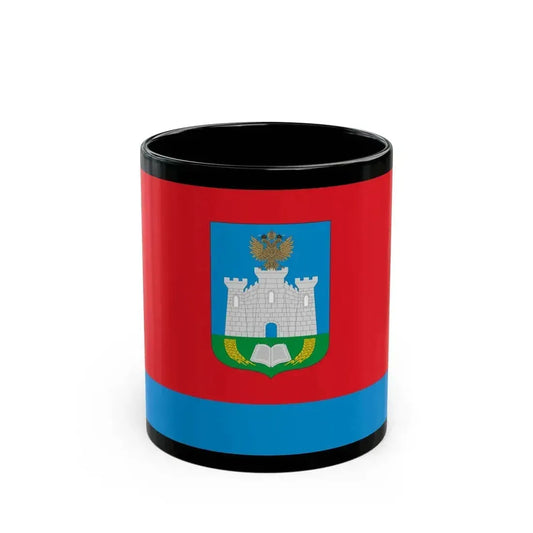 Flag of Oryol Oblast Russia - Black Coffee Mug 11oz - Go Mug Yourself