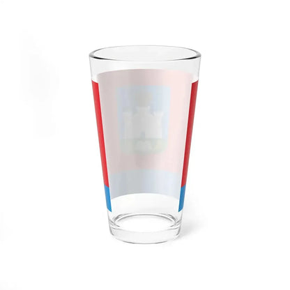 Flag of Oryol Oblast Russia - Pint Glass 16oz - Go Mug Yourself