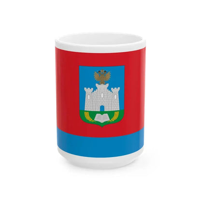 Flag of Oryol Oblast (Russia) White Coffee Mug 15oz - Go Mug Yourself