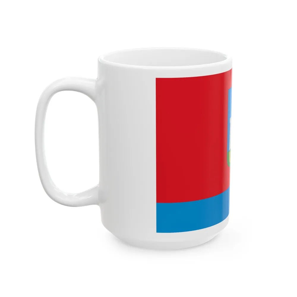 Flag of Oryol Oblast Russia - White Coffee Mug-Go Mug Yourself