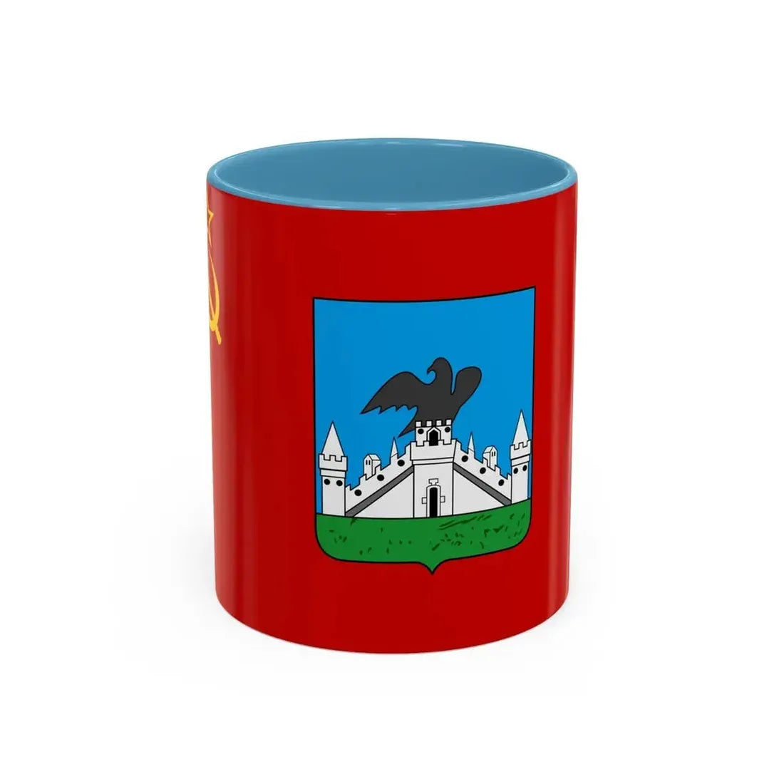 Flag of Oryol Russia - Accent Coffee Mug 11oz Light Blue - Go Mug Yourself