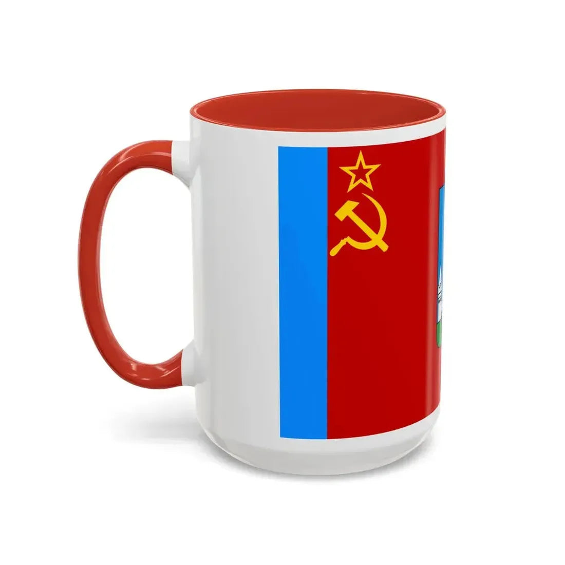 Flag of Oryol Russia - Accent Coffee Mug - Go Mug Yourself