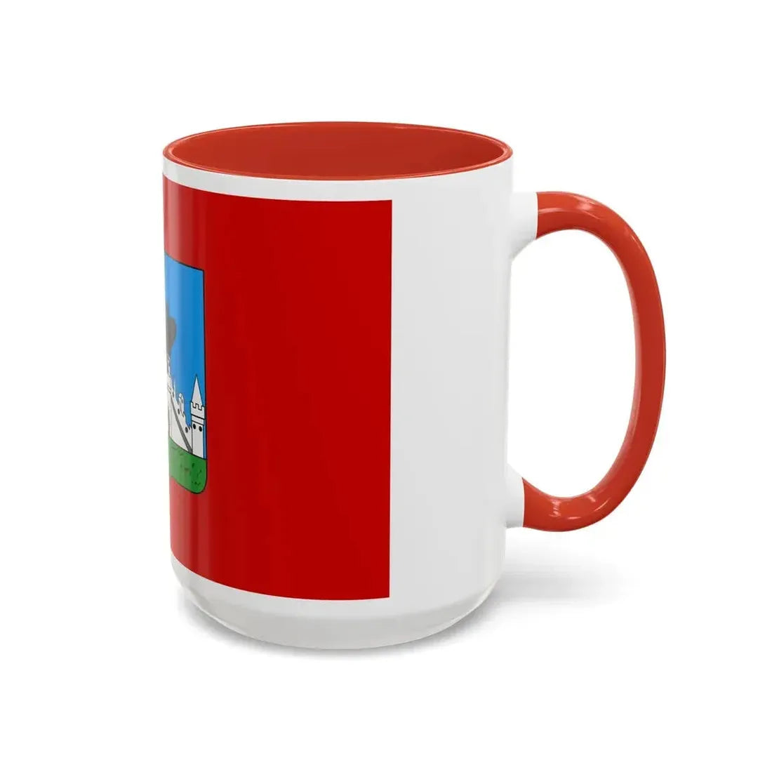 Flag of Oryol Russia - Accent Coffee Mug - Go Mug Yourself