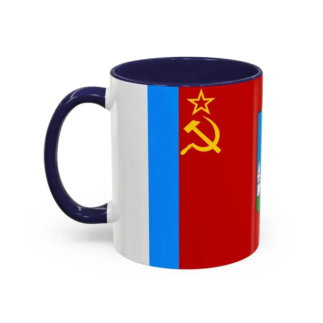 Flag of Oryol Russia - Accent Coffee Mug - Go Mug Yourself