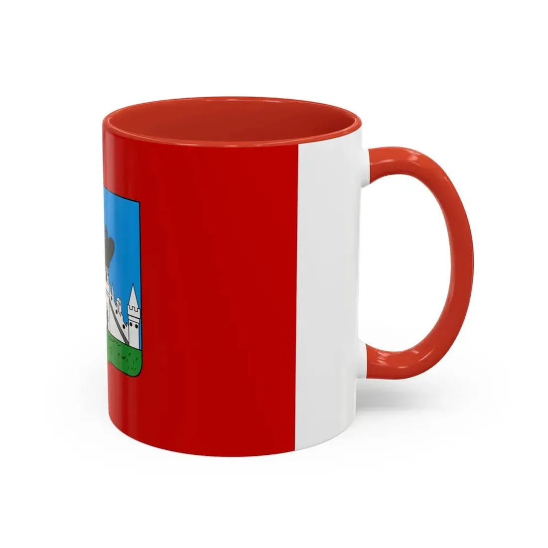Flag of Oryol Russia - Accent Coffee Mug - Go Mug Yourself