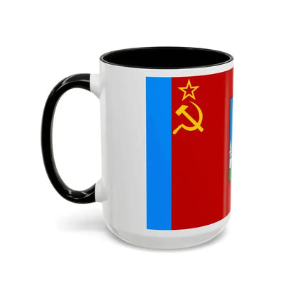 Flag of Oryol Russia - Accent Coffee Mug - Go Mug Yourself
