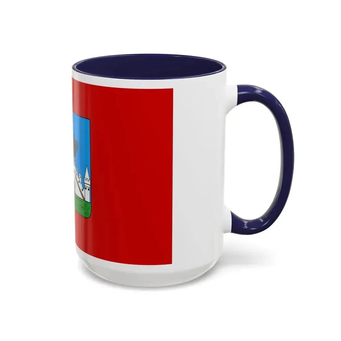 Flag of Oryol Russia - Accent Coffee Mug - Go Mug Yourself