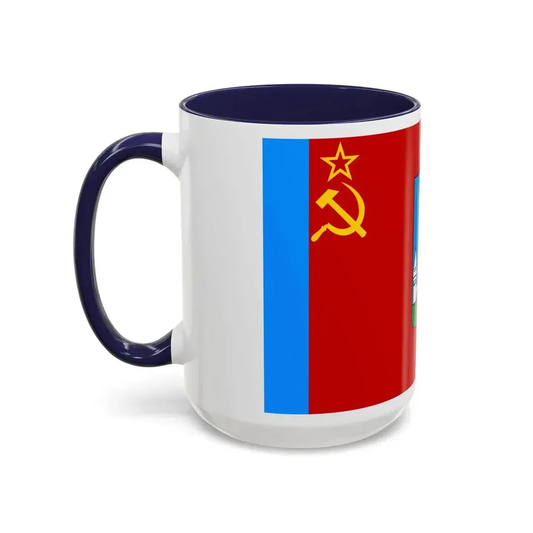 Flag of Oryol Russia - Accent Coffee Mug - Go Mug Yourself