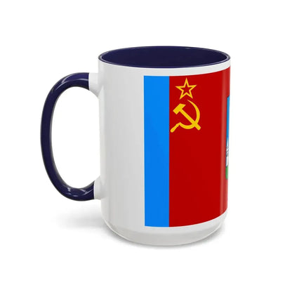 Flag of Oryol Russia - Accent Coffee Mug - Go Mug Yourself
