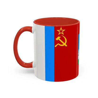 Flag of Oryol Russia - Accent Coffee Mug - Go Mug Yourself