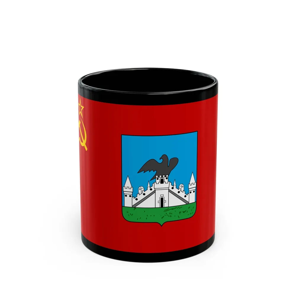 Flag of Oryol Russia - Black Coffee Mug-11oz-Go Mug Yourself