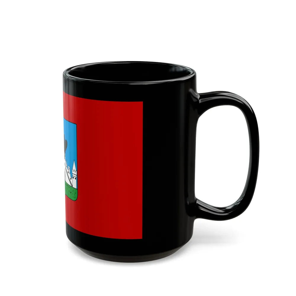 Flag of Oryol Russia - Black Coffee Mug-Go Mug Yourself