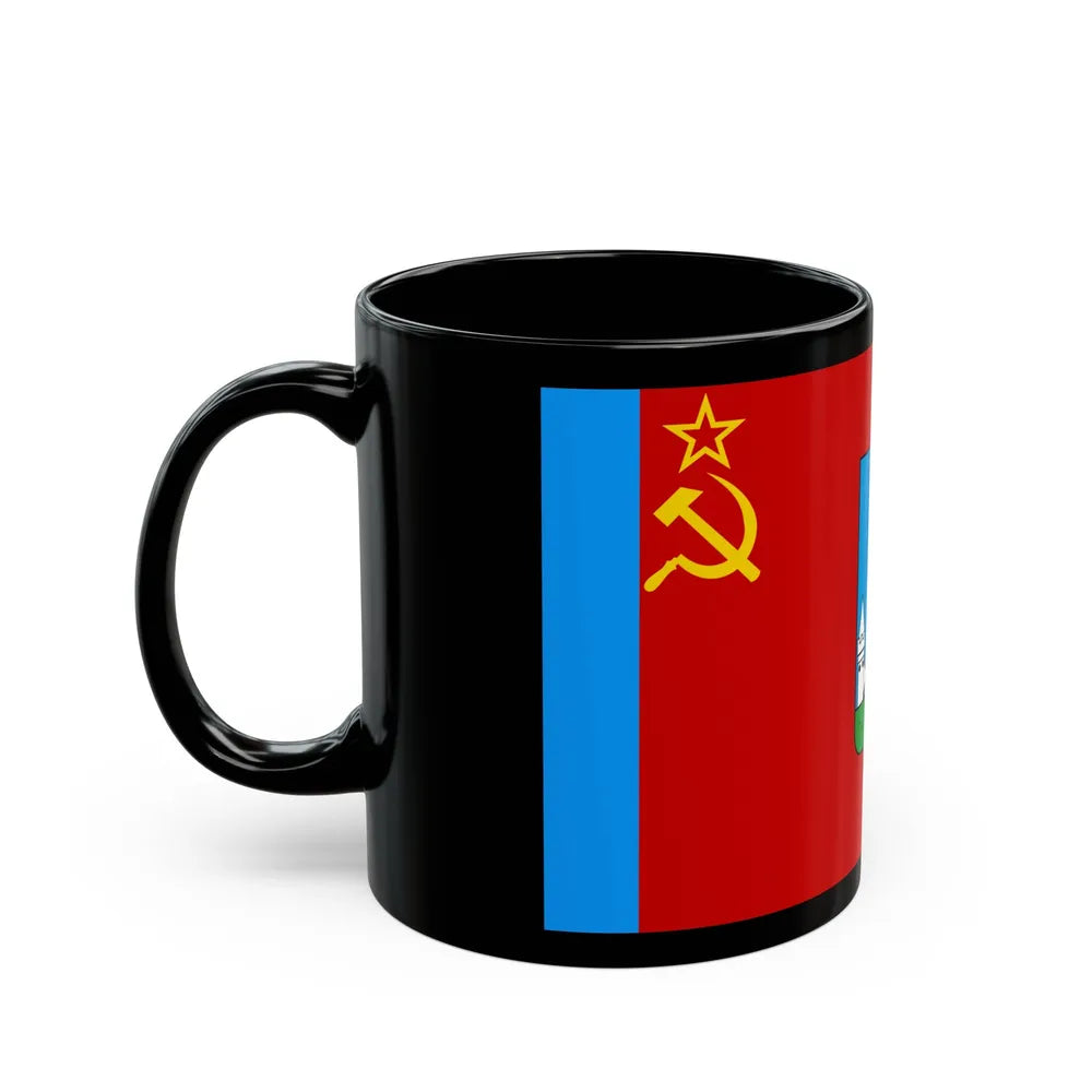 Flag of Oryol Russia - Black Coffee Mug-Go Mug Yourself