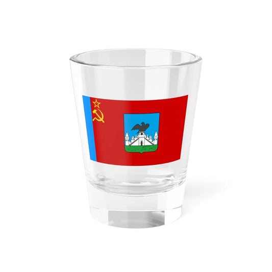 Flag of Oryol (Russia) Shot Glass 1.5oz 1.5oz - Go Mug Yourself