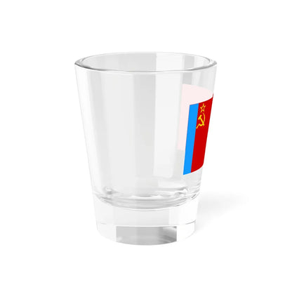 Flag of Oryol (Russia) Shot Glass 1.5oz - Go Mug Yourself
