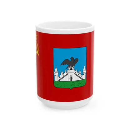 Flag of Oryol Russia - White Coffee Mug 15oz - Go Mug Yourself