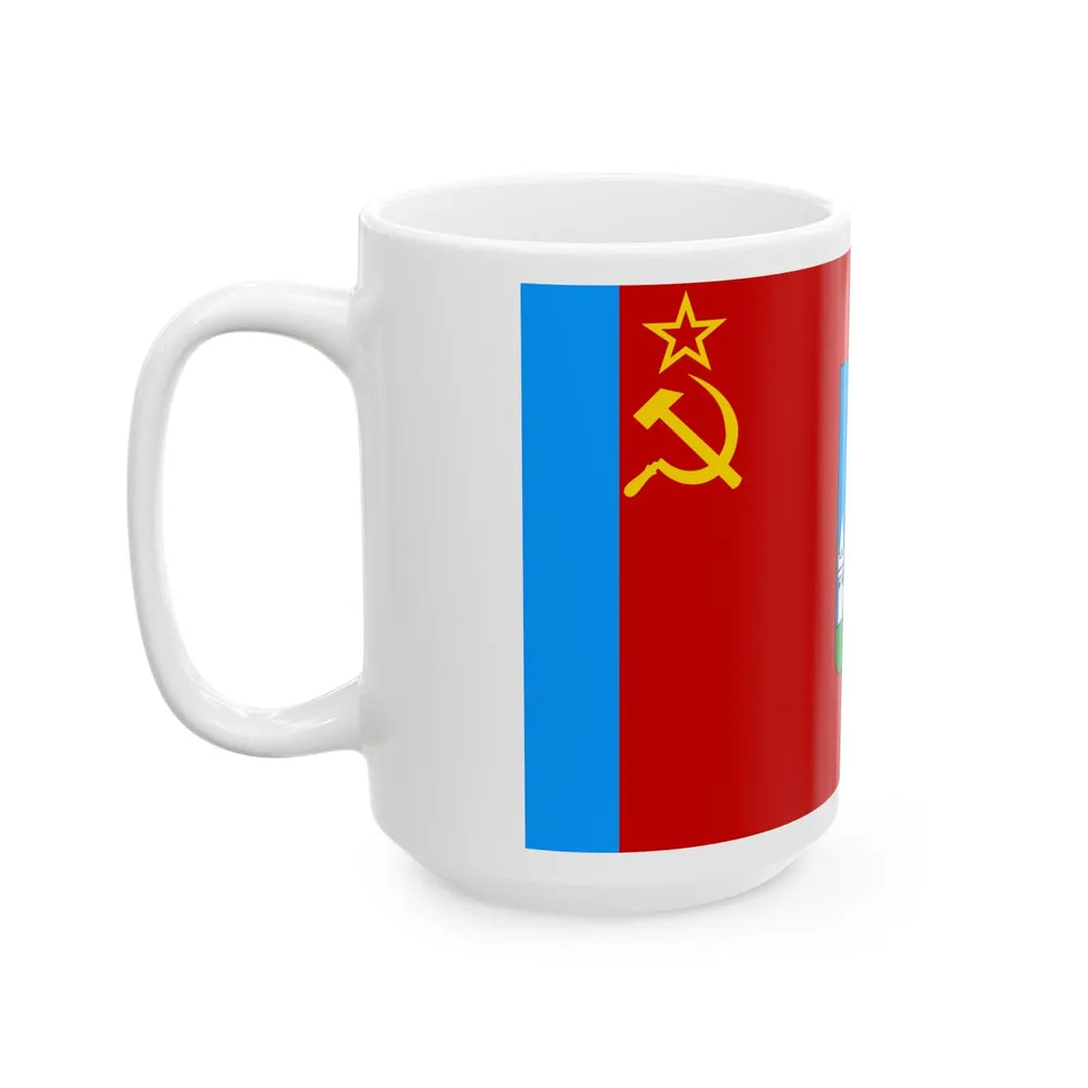 Flag of Oryol Russia - White Coffee Mug-Go Mug Yourself