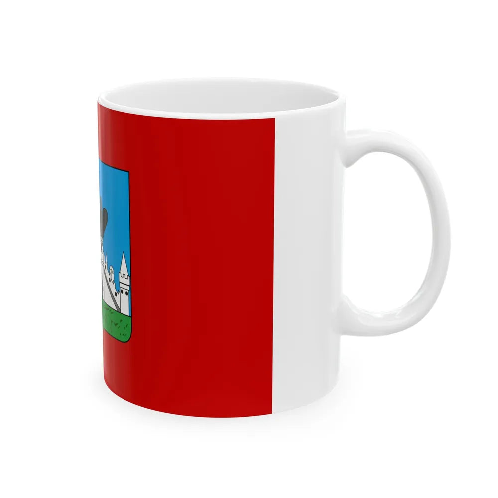 Flag of Oryol Russia - White Coffee Mug-Go Mug Yourself