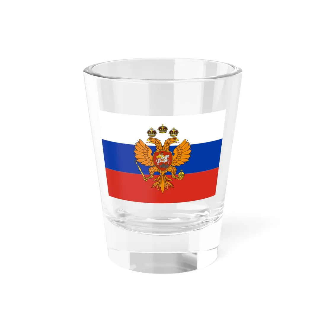 Flag of Oryol ship variant (Russia) Shot Glass 1.5oz 1.5oz - Go Mug Yourself