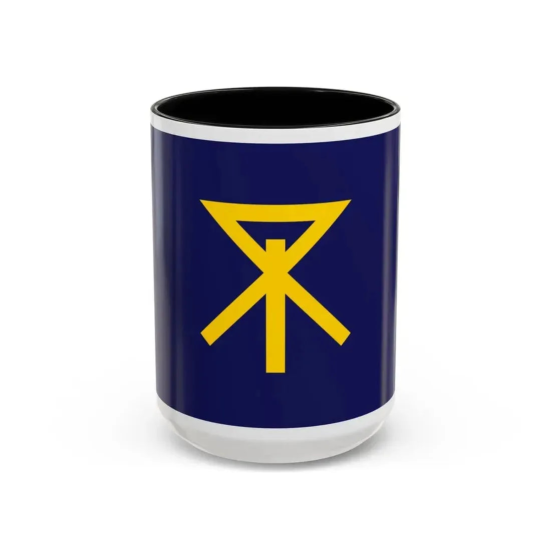 Flag of Osaka Osaka Japan - Accent Coffee Mug 15oz Black - Go Mug Yourself