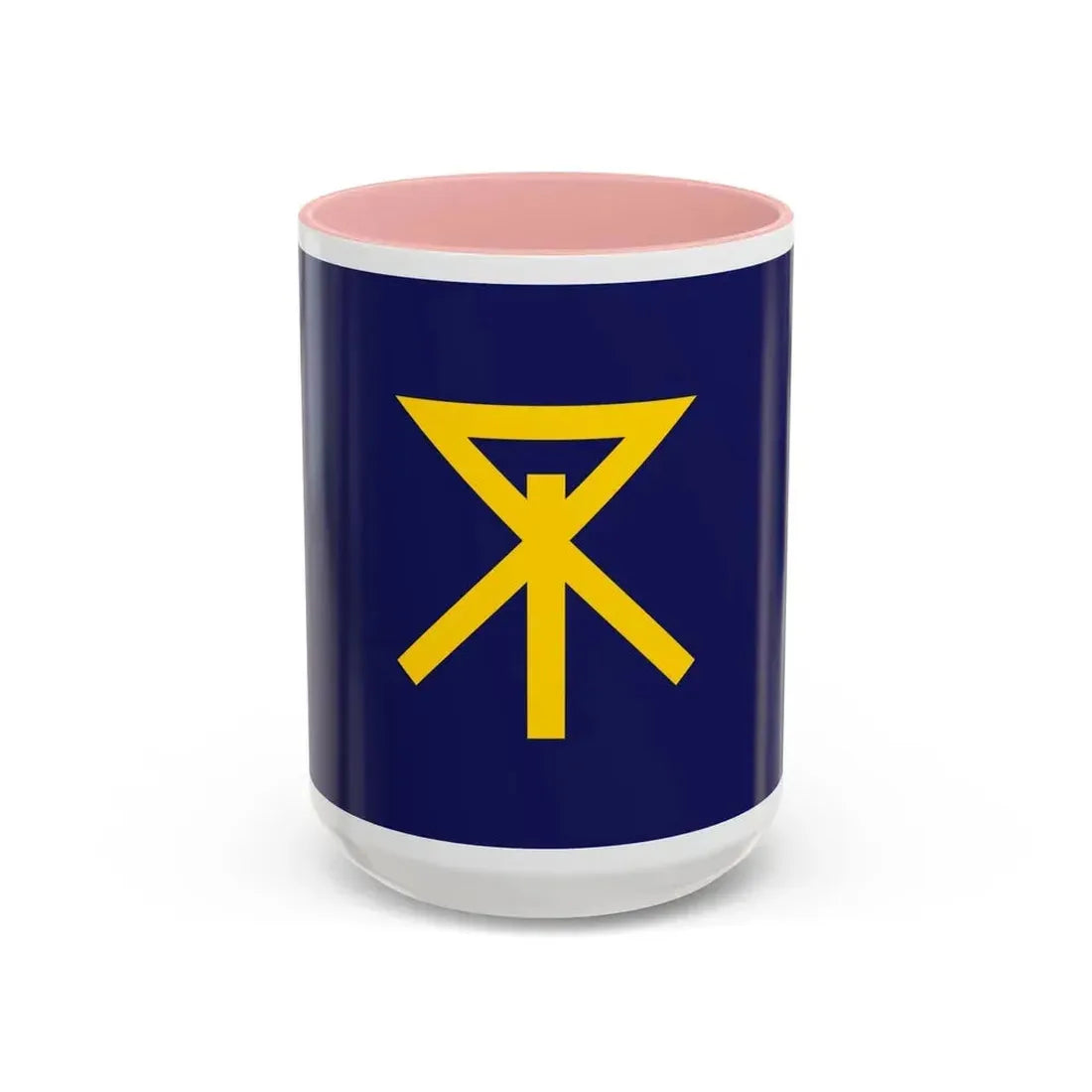 Flag of Osaka Osaka Japan - Accent Coffee Mug 15oz Pink - Go Mug Yourself