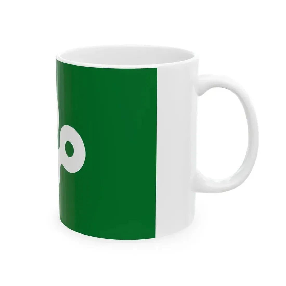 Flag of Osaka Prefecture 1968-1984 (Japan) White Coffee Mug - Go Mug Yourself