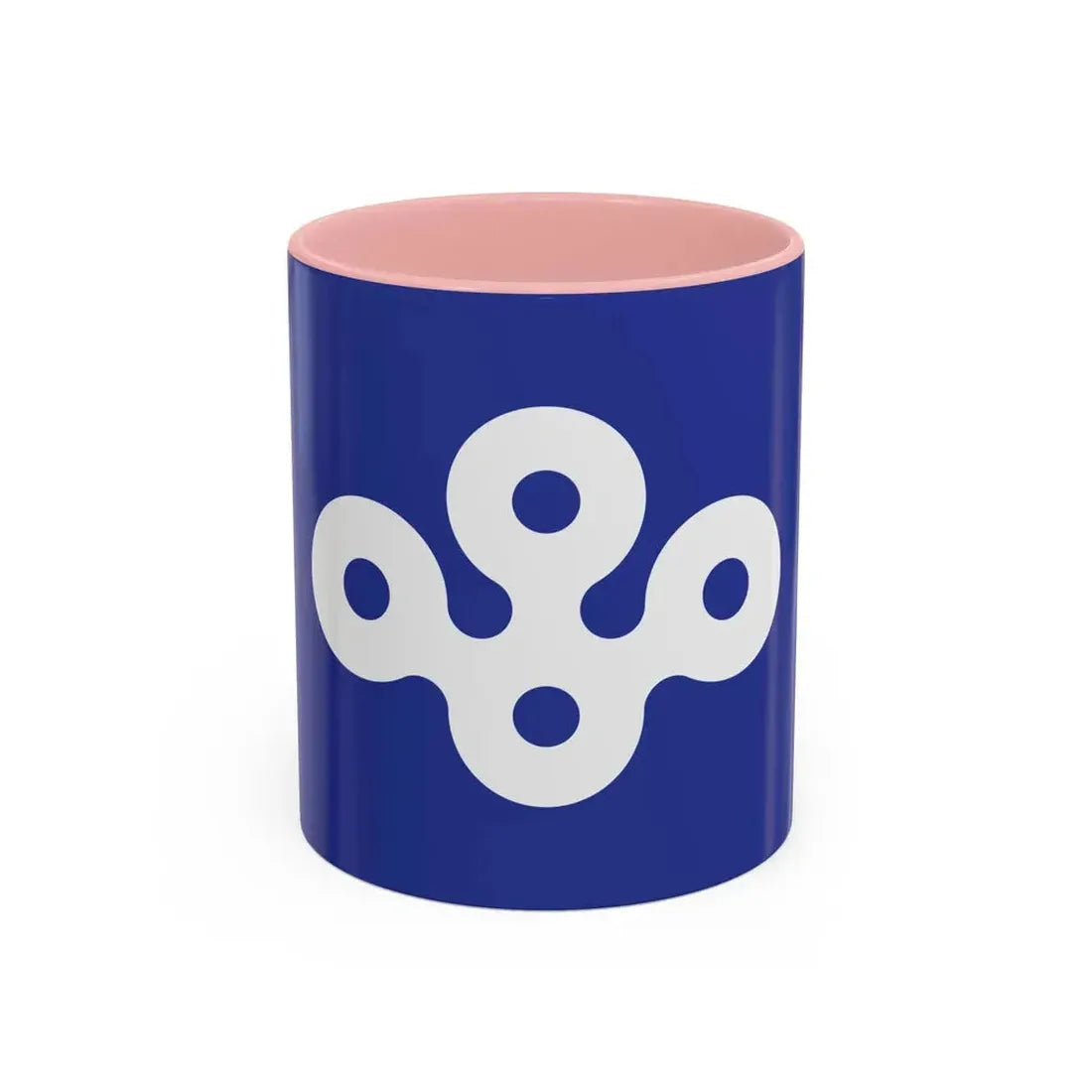 Flag of Osaka Prefecture Japan - Accent Coffee Mug 11oz Pink - Go Mug Yourself