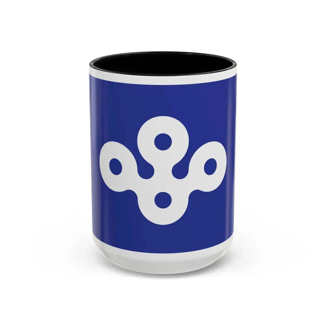 Flag of Osaka Prefecture Japan - Accent Coffee Mug 15oz Black - Go Mug Yourself