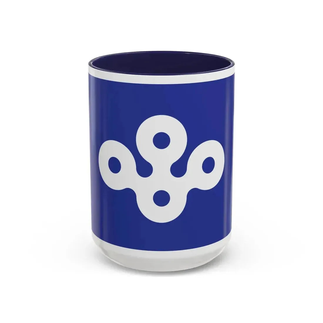 Flag of Osaka Prefecture Japan - Accent Coffee Mug 15oz Navy - Go Mug Yourself